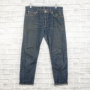 A.P.C. Petit Standard Raw Selvedge Denim Jean button fly size 31